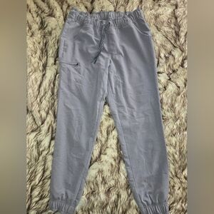 Jaanuu Women's Gray Scrub Joggers